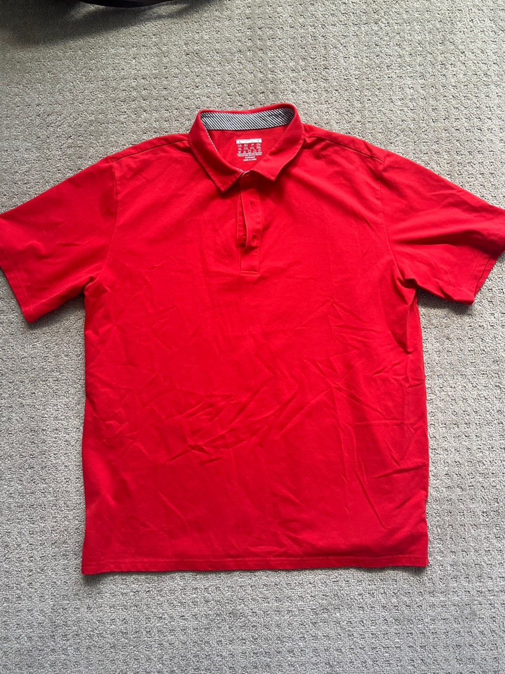 Classic Red Men’s Polo Shirt